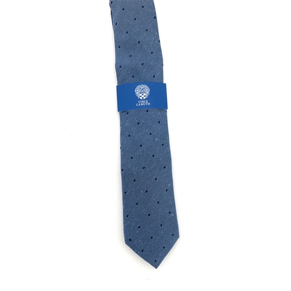 4/$25 Vince Camuto Blue Stylish NeckTie NWT - Picture 2 of 3